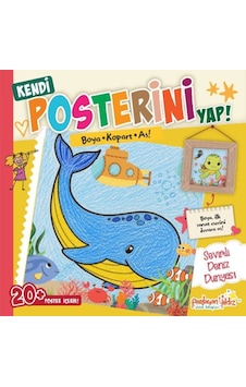 Kendi Posterini Yap Boya Kopart As Sevimli Deniz Dünyası