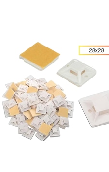 Yapışkanlı Kroşe 28x28 300 Adet - Yapışkanlı Kroşe 28x28 300 Adet -