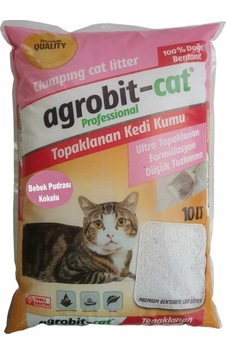 Agrobit Cat Bebek Pudrası Kokulu Doğal Bentonit Kedi Kumu 10 L Agrobit Cat Bebek Pudrası Kokulu Doğal Bentonit Kedi Kumu 10 L
