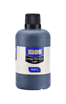 Brons Mavi Istampa Mürekkebi 500 Gr Brons Mavi Istampa Mürekkebi 500 Gr