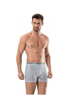 Jiber Erkek Gri Pamuklu Likralı Boxer Jiber Erkek Gri Pamuklu Likralı Boxer