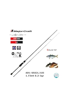 Major Craft 1g Ajido Ad1-s582l/ajı Solid 1.73mt 0.2-3gr 2p Lrf Kamış Major Craft 1g Ajido Ad1-s582l/ajı Solid 1.73mt 0.2-3gr 2p Lrf Kamış