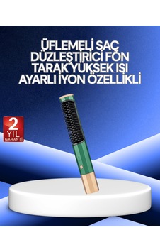 3 Ü 1 Arada Saç Şekillendirme Seti Kurutma, Düzleştirme, Tarama siyah