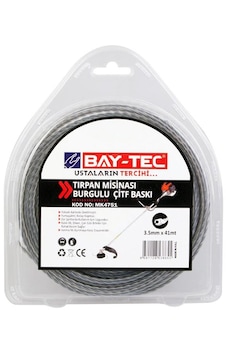 Burgulu Çift Baskı Tırpan Misinası 3.3 Mm X 46 Mt Mk4750 Burgulu Çift Baskı Tırpan Misinası 3.3 Mm X 46 Mt Mk4750