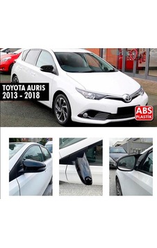 Toyota Auris 2013 - 2018 Uyumlu Piano Black Yarasa Ayna Kapağı