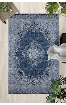 Kaymaz Taban Yıkanabilir Halı Mutfak, Salon, Yatak Odası İçin Modern Dijital Baskı Halı Slnhalı28 - 0096 Çok Renkli
