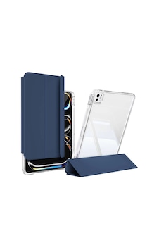 Apple Uyumlu iPad Pro 13 2024 Kılıf Magnetik Ayrılabilen Airbagli Zore Sliding Tablet Kılıfı Klasik Apple Uyumlu iPad Pro 13 2024 Kılıf Magnetik Ayrılabilen Airbagli Zore Sliding Tablet Kılıfı Klasik