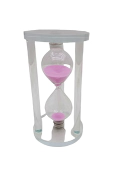 Büyük Cam Kum Saati Cam Standlı 15 Dakika - Çap: 7.7cm-yükseklik: 14.7cm 50001 Büyük Cam Kum Saati Cam Standlı 15 Dakika - Çap: 7.7cm-yükseklik: 14.7cm 50001