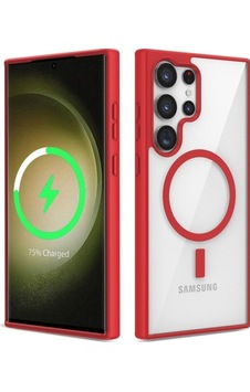 Galaxy S22 Ultra Kılıf M-safe Wireless Şarj Özellikli Silikon Zore Ege Kapak Kırmızı Galaxy S22 Ultra Kılıf M-safe Wireless Şarj Özellikli Silikon Zore Ege Kapak Kırmızı