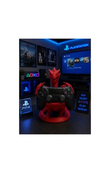 Playstation 4 Üç Başlı Ejder Kol Standı Kırmızı Playstation 4 Üç Başlı Ejder Kol Standı Kırmızı