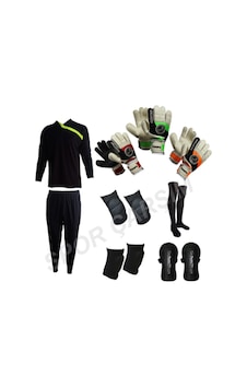 Kaleci Forma,Pantolon,Dizlik,Dirseklik,Çorap,Tekmelik,Eldiven Set (230631638) Siyah Kaleci Forma,Pantolon,Dizlik,Dirseklik,Çorap,Tekmelik,Eldiven Set (230631638) Siyah