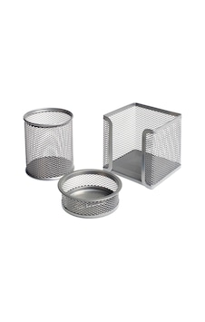 Bigpoint Metal Perfore 3'lü Set Silver Bigpoint Metal Perfore 3'lü Set Silver