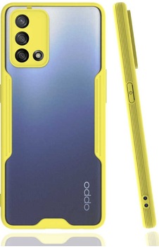 Oppo A74 4g Kılıf Zore Parfe Kılıf - Sarı Oppo A74 4g Kılıf Zore Parfe Kılıf - Sarı
