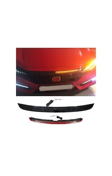 Honda Civic FC5 2016 2017 2018 2019 2020 İle Uyumlu Ön Panjur Ledi 004 16 930