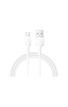 Recci Rtc-n26l Usb-a To Lightning Hızlı Şarj Özellikli Data Ve Şarj Kablosu 1m Beyaz