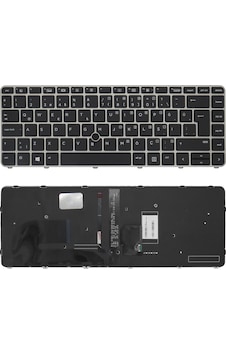 Hp Uyumlu 819877-141, 836308-141, V151526ek1 Tr Klavye Tr Işıklı Siyah - Gümüş Çerçeveli Hp Uyumlu 819877-141, 836308-141, V151526ek1 Tr Klavye Tr Işıklı Siyah - Gümüş Çerçeveli
