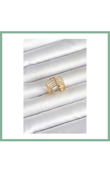 Bşkvirgo 316l Çelik Gold Renk Vintage Model Kadın Yüzük Bsk2026 Bşkvirgo 316l Çelik Gold Renk Vintage Model Kadın Yüzük Bsk2026