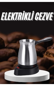 Bay Paslanmaz Çelik Türk Kahvesi Makinesi 6 Fincan Kpasiteli Elektrikli Cezve Najmaddin Diğer Bay Paslanmaz Çelik Türk Kahvesi Makinesi 6 Fincan Kpasiteli Elektrikli Cezve Najmaddin Diğer