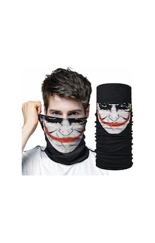 Joker Desenli Çok Amaçlı Buff Yüz, Boyun Ve Bandana Maskesi 5 No Diğer Joker Desenli Çok Amaçlı Buff Yüz, Boyun Ve Bandana Maskesi 5 No Diğer