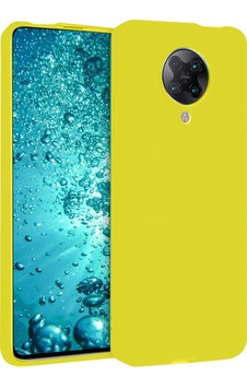 Cosmotex Newface Xiaomi Redmi K30 Pro Kılıf Nano İçi Kadife Silikon - Sarı