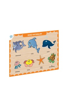 Caahs-3212 Ca Games Ahşap Deniz Hayvanları Bul-tak