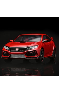1:18 Ölçek Honda Civic Type R 2020 Metal Lisanslı Model Araba - Kırmızı 1:18 Ölçek Honda Civic Type R 2020 Metal Lisanslı Model Araba - Kırmızı