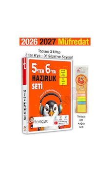 5'ten 6'ya Hazırlık Seti 2026 Yaz Tatili 2027 6. Sınıf Konu Tonguç Not Kağıdı 5'ten 6'ya Hazırlık Seti 2026 Yaz Tatili 2027 6. Sınıf Konu Tonguç Not Kağıdı