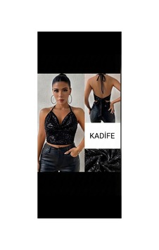 Nisa Sırtı Bağlamalı Pul Detaylı Büstiyer Siyah Kadife Siyah Kadife Nisa Sırtı Bağlamalı Pul Detaylı Büstiyer Siyah Kadife Siyah Kadife