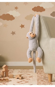 Gri Elleri Yapışabilen Maymun Peluş Oyuncak Gri Elleri Yapışabilen Maymun Peluş Oyuncak