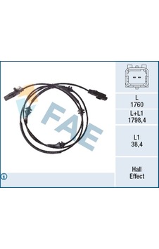 Fae 78518 Abs Tekerlek Hız Sensörü Arka Psa 407 1.8 16v-2.0 16v-2.2 16v 04- 4545.h6-4545.c0-4545.j0-4545.g7 - Fae 78518 Abs Tekerlek Hız Sensörü Arka Psa 407 1.8 16v-2.0 16v-2.2 16v 04- 4545.h6-4545.c0-4545.j0-4545.g7 -