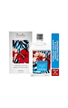 Pomellos 80 Derece Jamaika Gülü & Beyaz Frangipani Kolonyası Cam Şişe 250 ML Pomellos 80 Derece Jamaika Gülü & Beyaz Frangipani Kolonyası Cam Şişe 250 ML