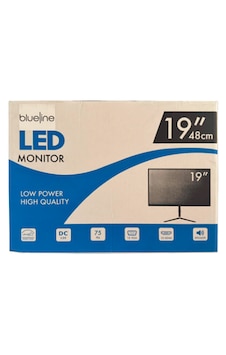 Blueline 19 İnç 75 Hz Dahili Hoparlörlü Masaüstü Güvenlik Kamera Monitörü Hd Görüntü Destekli Ekran