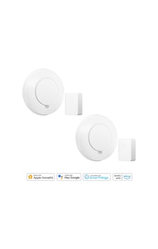 Meross Wi-fi Uzaktan Kontrollü 2'li Akıllı Duman Sensör Kiti Meross Wi-fi Uzaktan Kontrollü 2'li Akıllı Duman Sensör Kiti