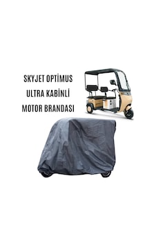 Skyjet Optimus Ultra 3 Tekerlekli Kabinli Elektrikli Motosiklet Örtüsü Skyjet Optimus Ultra 3 Tekerlekli Kabinli Elektrikli Motosiklet Örtüsü