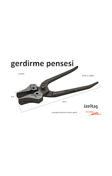 İzeltaş Gerdirme Pensesi Metalik Deri Gerdirme Bez Germe Çektirme