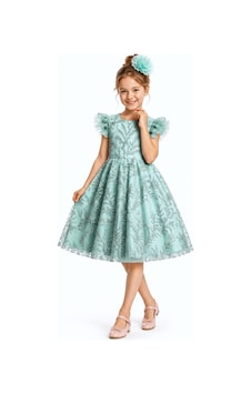 Mnk Baby & Kids Floare Kız Çocuk Abiye Elbise M00850 Mint Yeşili Mnk Baby & Kids Floare Kız Çocuk Abiye Elbise M00850 Mint Yeşili