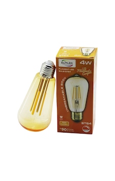 Elitled St-64 4w - E27 Gold Color Flament Led Rustik Ampul 500lumen Kırılmaz Gövde 5250 Elitled St-64 4w - E27 Gold Color Flament Led Rustik Ampul 500lumen Kırılmaz Gövde 5250