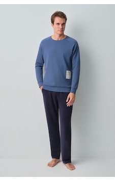 Suwen Wellness Erkek Pijama Takımı Msh10510342556 Koyu Lacivert Suwen Wellness Erkek Pijama Takımı Msh10510342556 Koyu Lacivert