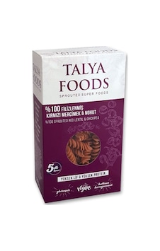 Talya Foods Filizlenmiş Kırmızı Mercimek Nohut Makarnası 200 G Talya Foods Filizlenmiş Kırmızı Mercimek Nohut Makarnası 200 G
