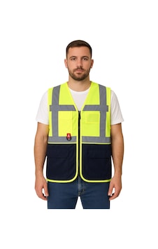 Abisko Executive Reflektörlü İş Güvenliği Yeleği F.sarı-lacivert Abisko Executive Reflektörlü İş Güvenliği Yeleği F.sarı-lacivert