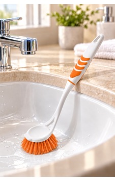 Softon Saplı Lavabo Temizleme Fırçası Banyo Mutfak Evye Ve Küvet Fırçası - 937064280 Softon Saplı Lavabo Temizleme Fırçası Banyo Mutfak Evye Ve Küvet Fırçası - 937064280