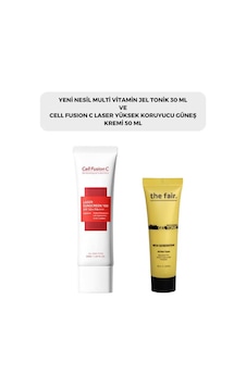 The Fair Multi Vitamin Jel Tonik 30 ML + Cell Fusion C Laser Güneş Kremi 50 ML The Fair Multi Vitamin Jel Tonik 30 ML + Cell Fusion C Laser Güneş Kremi 50 ML