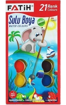Fatih Sulu Boya K-21 Renk Çok Renkli