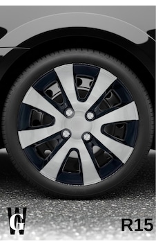 Renault Vel Satis 15 İnç Jant Kapağı 4 Adet Siyah Gri C101 Renault Vel Satis 15 İnç Jant Kapağı 4 Adet Siyah Gri C101