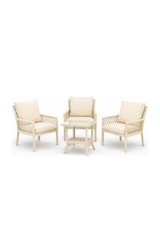 Oslo Raddan 1+1+1 Bistro Set Minderli 3 Kişilik Raddan Oturma Grubu Bahçe Balkon Teras Set Cappuccino Cappuccino Oslo Raddan 1+1+1 Bistro Set Minderli 3 Kişilik Raddan Oturma Grubu Bahçe Balkon Teras Set Cappuccino Cappuccino
