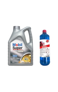 Mobil Super 3000 Formula R 5W-30 Renault Araç Motor Yağı 5 L + Gojo Kışlık Camsuyu Mobil Super 3000 Formula R 5W-30 Renault Araç Motor Yağı 5 L + Gojo Kışlık Camsuyu
