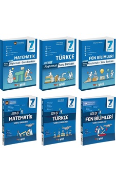 Gizli 2025 7. Sınıf Matematik + Türkçe + Fen Alıştırmalı + Usta İşi Soru Bankası Seti 6 Kitap Güncel Müfredat Gizli 2025 7. Sınıf Matematik + Türkçe + Fen Alıştırmalı + Usta İşi Soru Bankası Seti 6 Kitap Güncel Müfredat