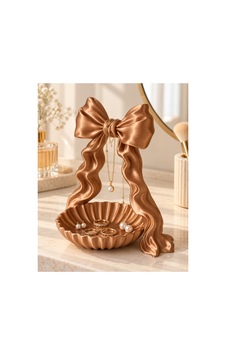 Sovia Fiyonk Detaylı Takı Standı Bronz Sovia Fiyonk Detaylı Takı Standı Bronz