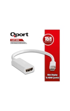 Qport Q-Dp-Hdm Mını Dısplay To Hdmı Çevirici Qport Q-Dp-Hdm Mını Dısplay To Hdmı Çevirici
