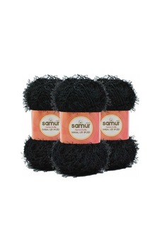 3 Adet Sp-samur Sakal Lif İpliği 430 Siyah-100 Gr-100 Mt 3 Adet Sp-samur Sakal Lif İpliği 430 Siyah-100 Gr-100 Mt